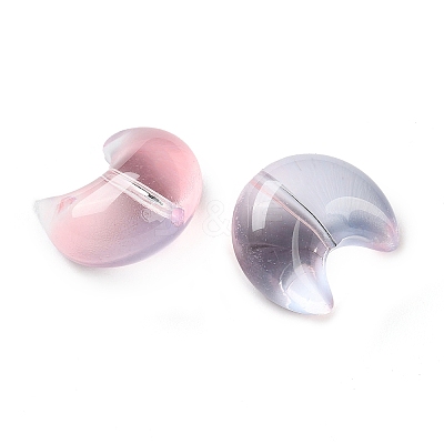 Baking Paint Transparent Glass Beads DGLA-F003-01A-1