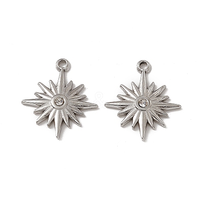 201 Stainless Steel Pendants STAS-J401-VC582-1
