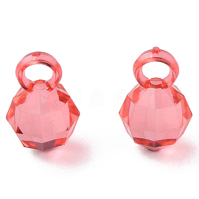 Transparent Acrylic Pendants MACR-S373-125-B07-1