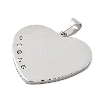 304 Stainless Steel Pendants STAS-F313-04P-1