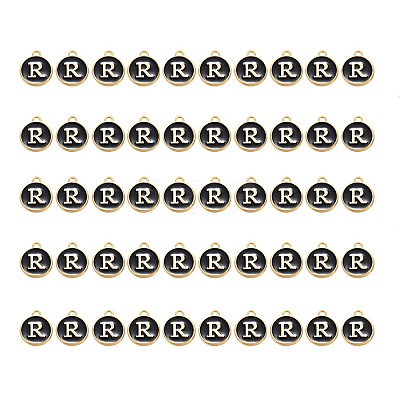 Golden Plated Alloy Charms ENAM-SZ0001-25B-R-1