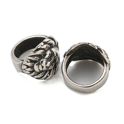 316 Surgical Stainless Steel Large Hole Beads Hand Polished STAS-Q326-05AS-04-1