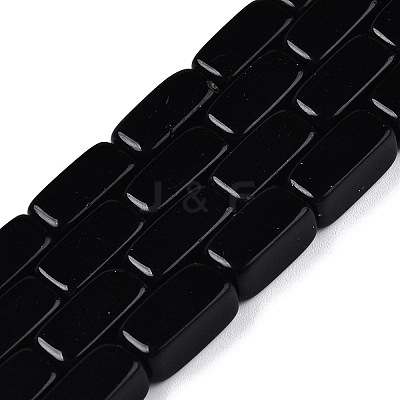 Natural Obsidian Beads Strands G-Q974-10-1-1