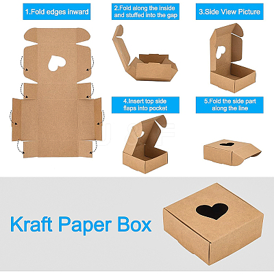 Cardboard Folding Box CON-WH0087-07-1