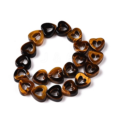Natural Tiger Eye Beads Strands G-N342-91-1