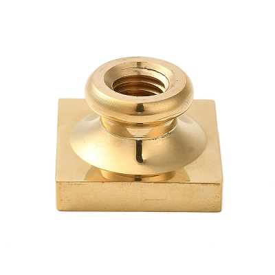 Golden Tone Wax Seal Brass Stamp Heads AJEW-U008-01G-15-1