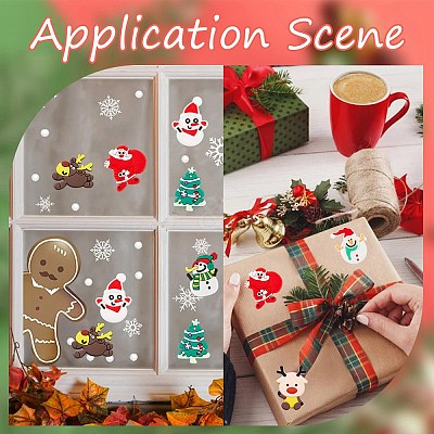 84Pcs 7 Styles Christmas Theme PVC Cabochons FIND-SC0011-36-1