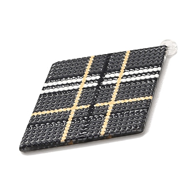 Rhombus Acrylic Big Pendants Diy Earrings Accessories OACR-M028-02C-1