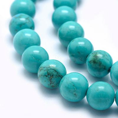 Natural Magnesite Round Beads Strands TURQ-G148-03-10mm-1