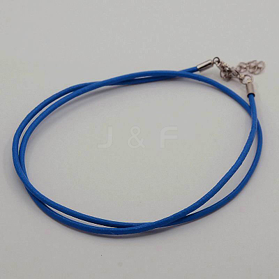 Leather Cord Necklace Making MAK-F002-05-1