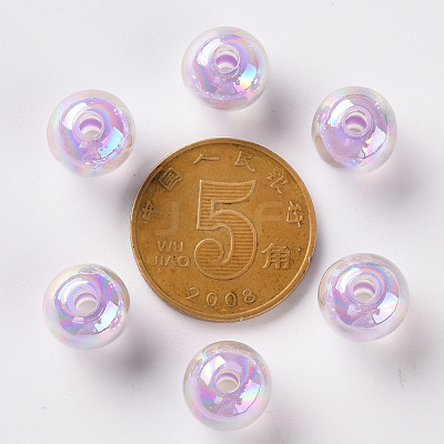 Transparent Acrylic Beads X-TACR-S152-15B-SS2114-1