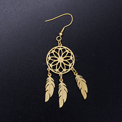 201 Stainless Steel Chandelier Earrings STAS-S105-JN358-2-1