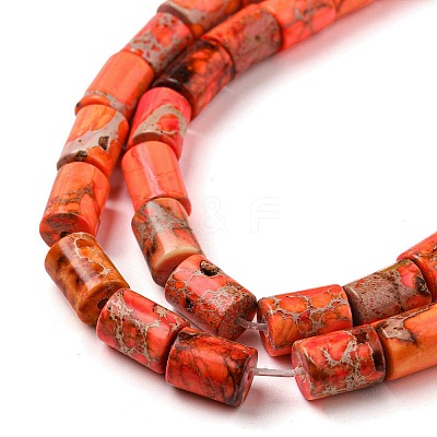 Natural Imperial Jasper Bead Strands G-P444-04B-1