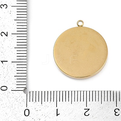 304 Stainless Steel Rhinestone Pendants STAS-I325-037G-01-1
