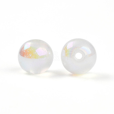 Electroplate Pearlized Glass Pearl Beads EGLA-T021-14C-10-1
