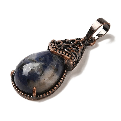 Natural Sodalite Pendants G-H065-01R-08-1