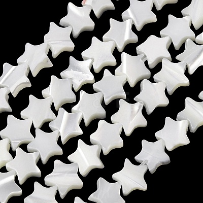 Natural Trochid Shell/Trochus Shell Beads Strands SH-CBA2978-17A-1