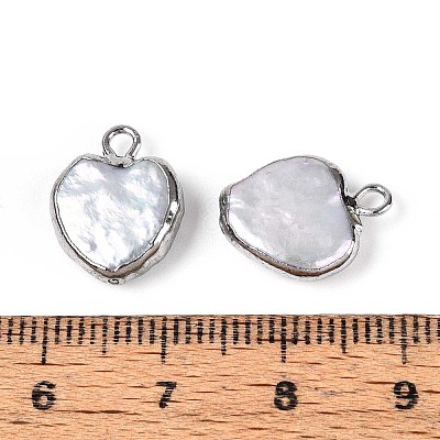 Baroque Natural Keshi Pearl Pendants PEAR-P004-25P-1