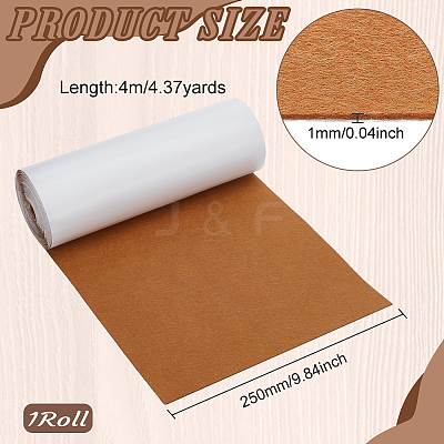 4M Polyester Felt Self-adhesive Fabric for DIY Sound Insulation DIY-WH0542-46C-1