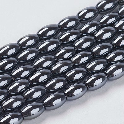 Non-Magnetic Synthetic Hematite Beads G-H1078-1-1