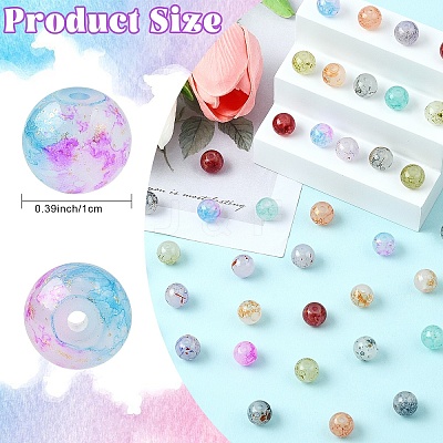 Glass Imitation Jade Beads GLAA-YWC0007-01A-01-1