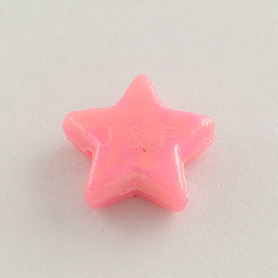 AB Color Plated Acrylic Beads SACR-Q106-01-1