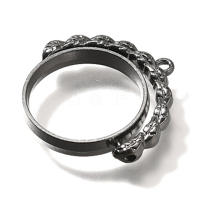 Alloy Open Back Bezel Pendants PALLOY-I223-17B-1