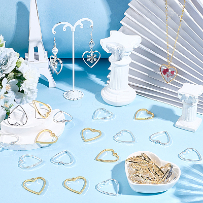 40Pcs 2 Colors Alloy Pendants FIND-SP0004-97B-1