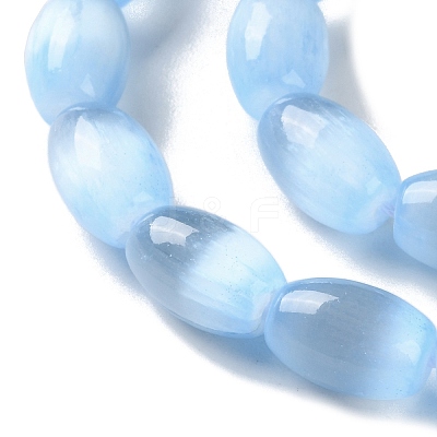 Macaron Color Natural Selenite Beads Strands X1-G-B102-A01-07-1