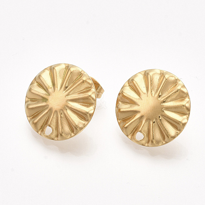 304 Stainless Steel Stud Earring Findings STAS-S079-48A-1