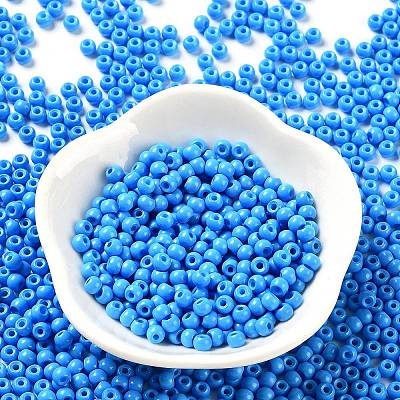 Baking Paint Glass Seed Beads SEED-H002-I-B505-1