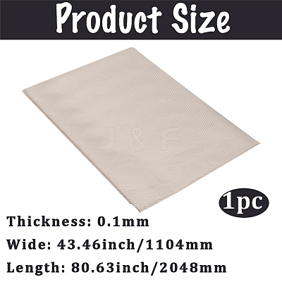 EMF Protection Fabric AJEW-WH0314-712G-04-1
