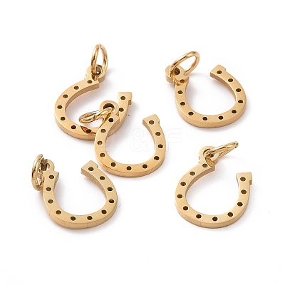 Ion Plating(IP) 304 Stainless Steel Charms STAS-S105-T519G-1