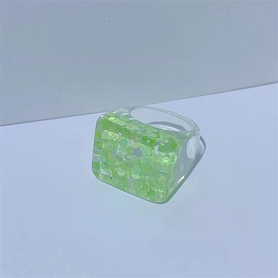 Resin Finger Rings for Women FS-WG0B89E-03-1