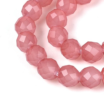 Imitation Jade Glass Beads Strands GLAA-T028-4mm-11B-1