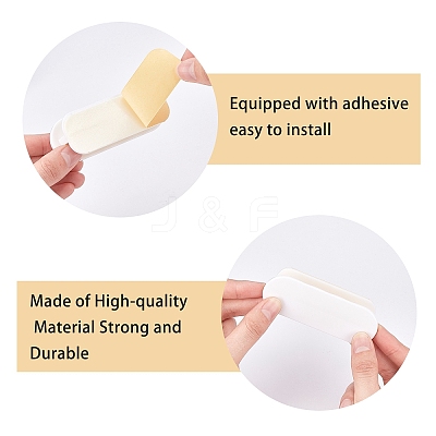 ABS Plastic Self-Stick Instant Cabinet Drawer Handle FIND-WH0053-28A-1