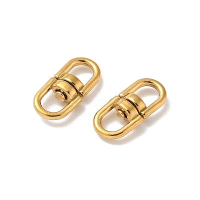 304 Stainless Steel Double Eye Swivel Clasps STAS-L300-011C-G-1