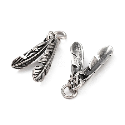 316 Surgical Stainless Steel Pendants STAS-K276-19AS-1