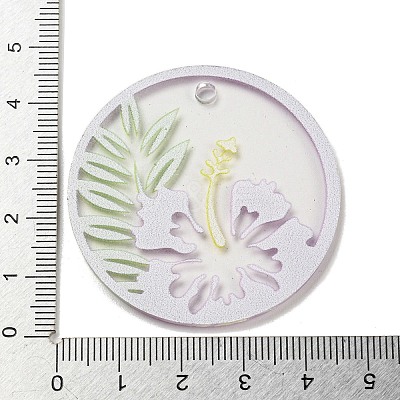Opaque Acrylic Pendants BACR-C001-01D-1