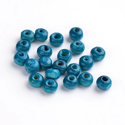 Dyed Natural Wood Beads WOOD-S614-8-LF-1