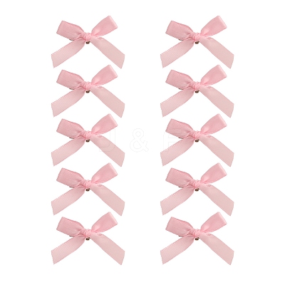 10Pcs Bowknot Cloth Alligator Hair Clips PW-WGD5F1D-04-1