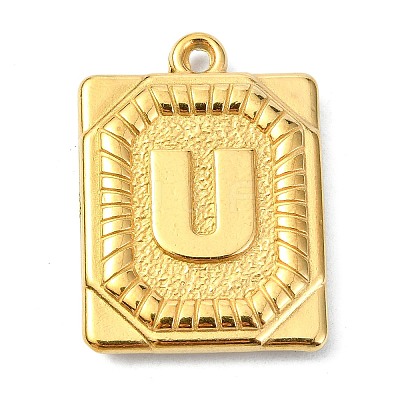 Ion Plating(IP) 304 Stainless Steel Pendants STAS-U033-01G-U-1