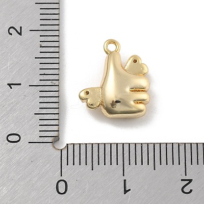 Brass Micro Pave Cubic Zirconia Pendants KK-D283-20G-1