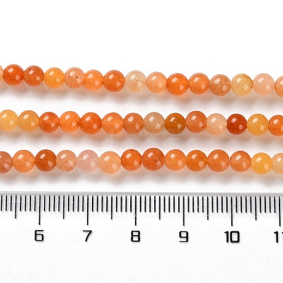 Natural Red Aventurine Beads Strands G-L609-A02-03-1