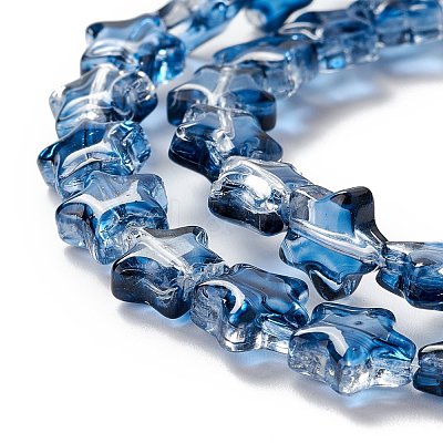 Transparent Glass Beads Strand GLAA-F112-02H-1