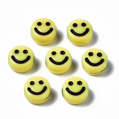 Opaque Craft Acrylic Beads X-MACR-S369-003B-02-01-1