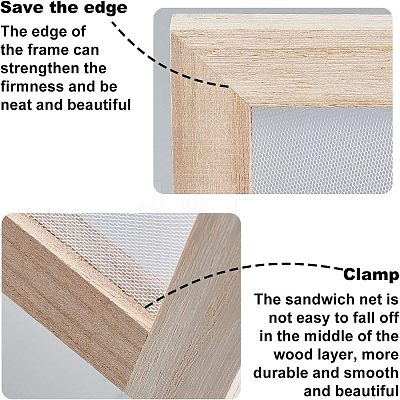 Wooden Paper Making DIY-WH0171-49C-1