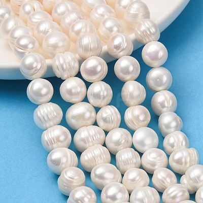 Natural Cultured Freshwater Pearl Beads Strands PA-CBABE82-09A-1