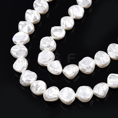 ABS Plastic Imitation Pearl Beads Strands KY-N015-14A-1