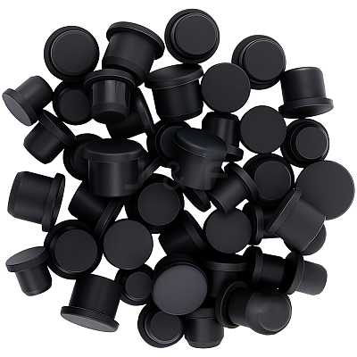 50Pcs 5 Styles Silicone Hole Plugs AJEW-GF0011-62A-1